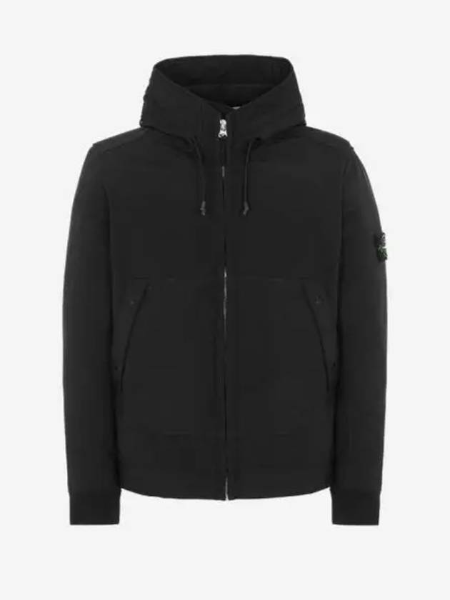 스톤 아일랜드 Q0122 소프트 쉘 R_E.다이 테크놀로지 자켓 블랙 20FW Stone Island Q0122 Soft Shell R_E.Dye Technology Jacket Black 20FW