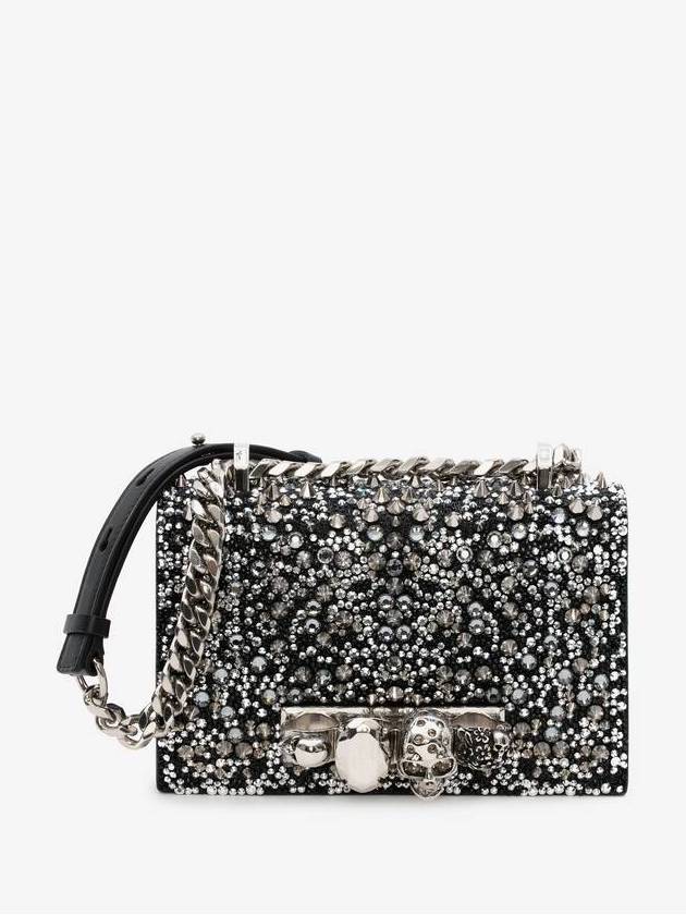 알렉산더 맥퀸 크리스탈 장식 미니 주얼 새첼 653134D78ED1000