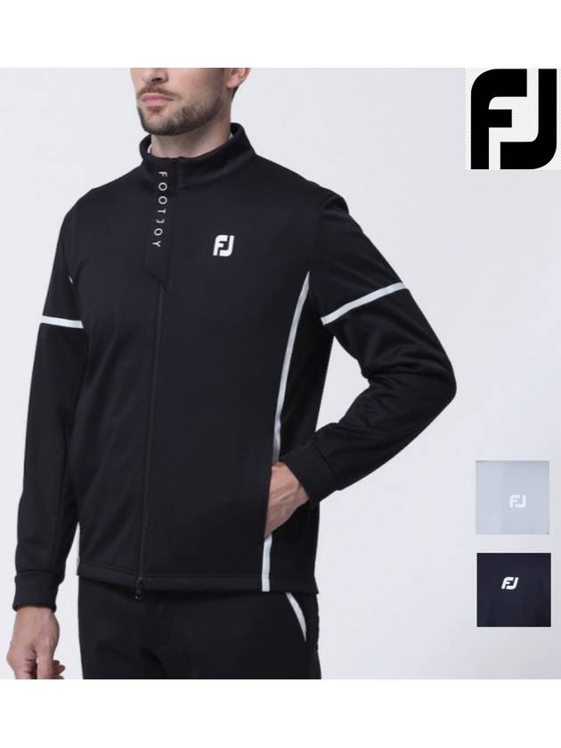 23FW 풋조이 겨울 골프웨어 남성 골프 양털 플리스 방풍 집업자켓