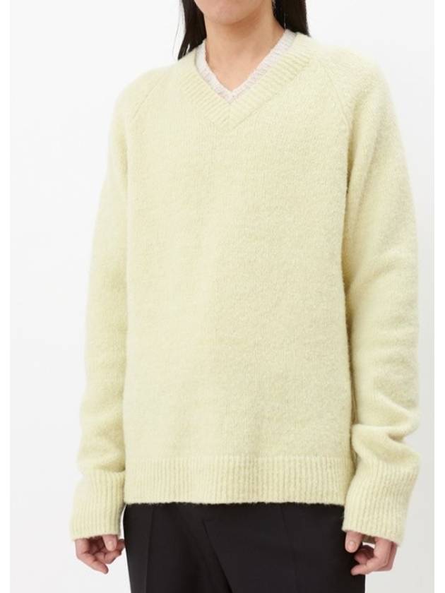 아워레가시 남성 V넥 니트탑 m4193vc