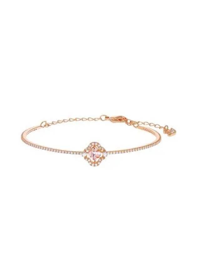W 스와로브스키 스파클링 댄스 뱅글 핑크 로즈 골드 플래팅 W Swarovski Sparkling Dance Bangle Pink Rose Gold Plated