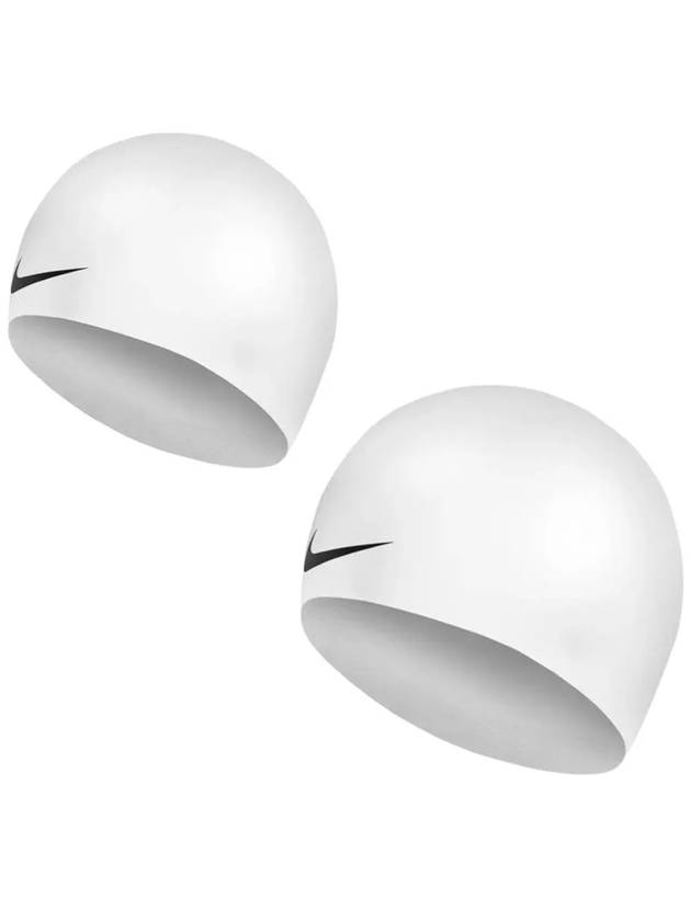나이키 수모 돔 실리콘 스윔 수영모자 화이트