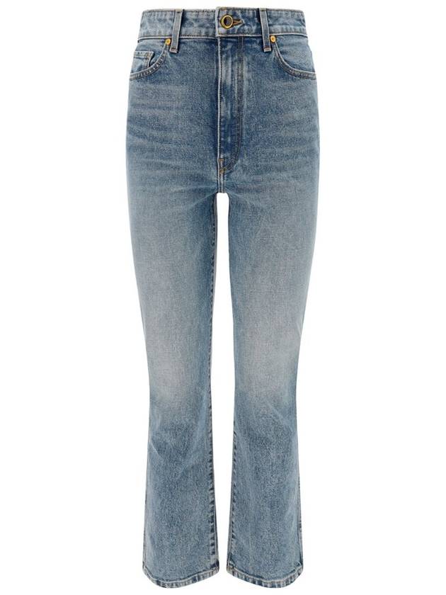 Khaite Abigail 하이 웨이스트 진