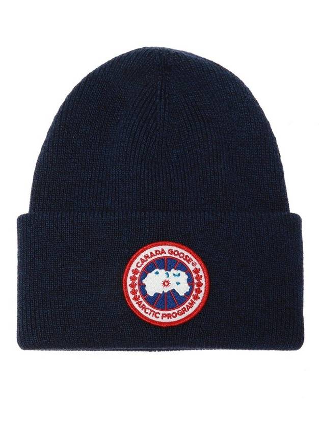 Canada Goose 로고 패치 비니