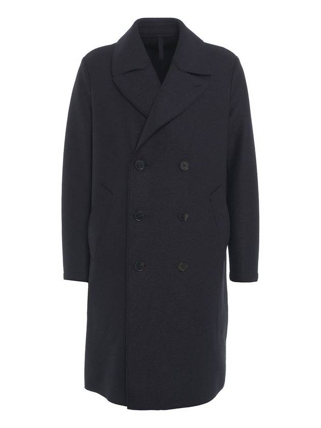 해리스 워프 런던 더블 브레스티드 롱슬리브 코트