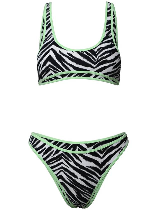 Reina Olga 얼룩말 프린트 투피스 비키니 세트 COOLIOSET_PRINTWHITEZEBRA