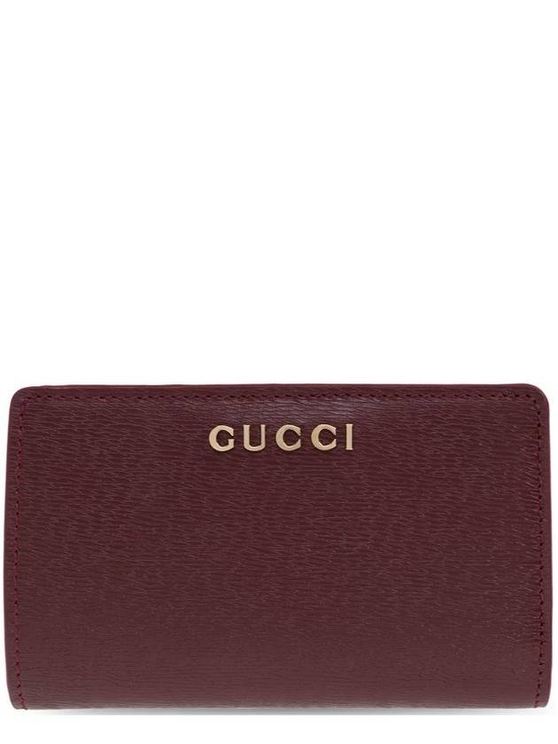 구찌 로고 스크립트 카드 케이스