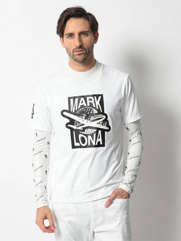 마크앤로나 겟미 모크넥 탑 티셔츠 남성 골프웨어