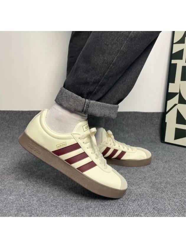 아디다스 네오 VL 코트 크림 레드 JH5062