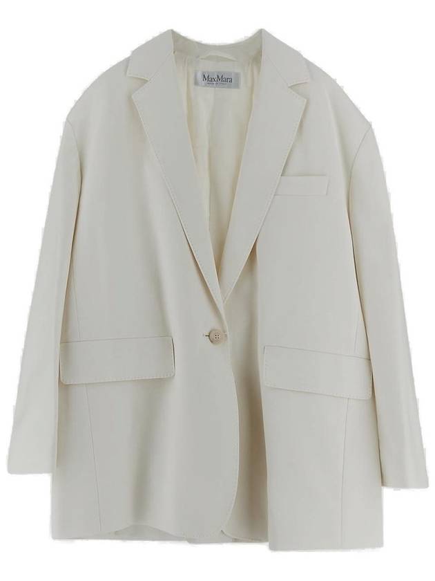 막스마라 모니카 버튼 자켓 화이트