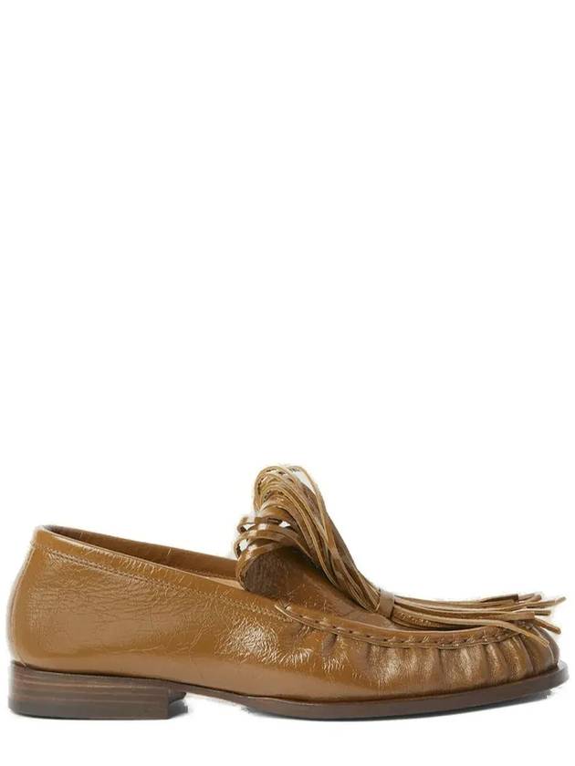 Dries Van Noten 프린지 장식 슬립온 로퍼 DD1116712_None