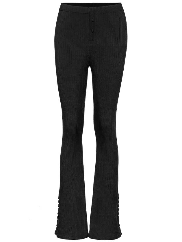 NB04 Live the Process 여성 팬츠 Ribbed knit flared sweatpants