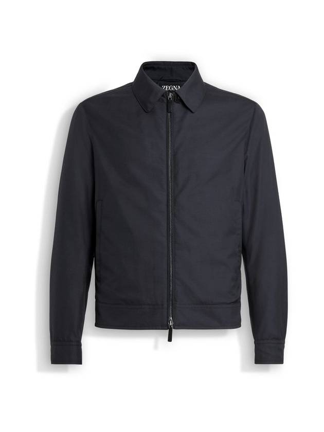 Zegna Leggerissimo 지퍼 셔츠 재킷