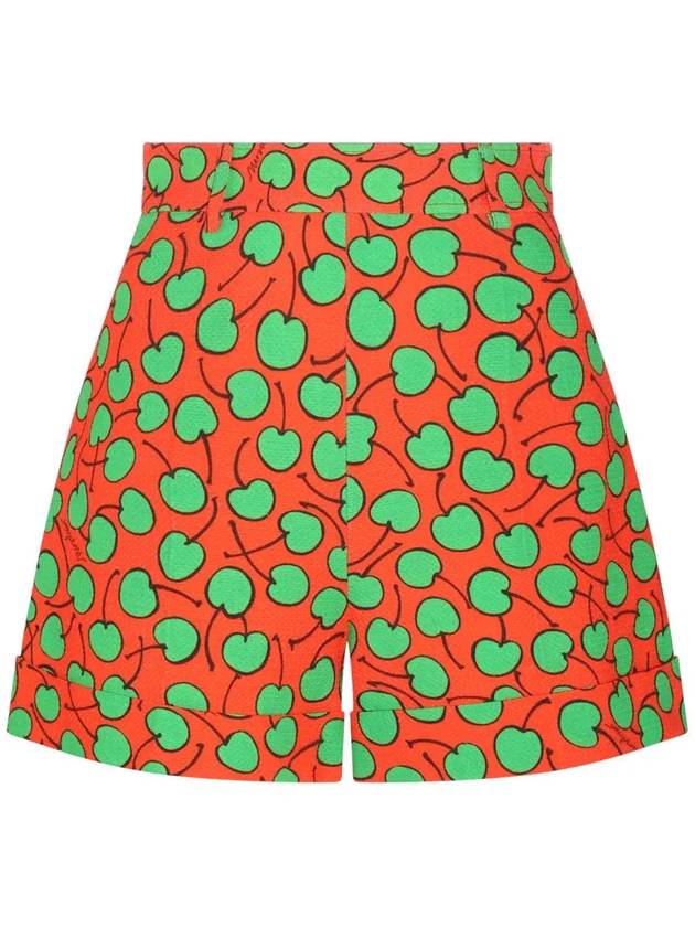 Moschino 올오버 체리 프린트 쇼츠 03130560_A1127
