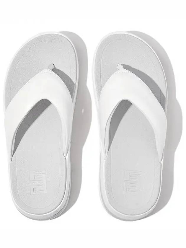 4166018 FitFlop Surff Leather Toe Post Sandals