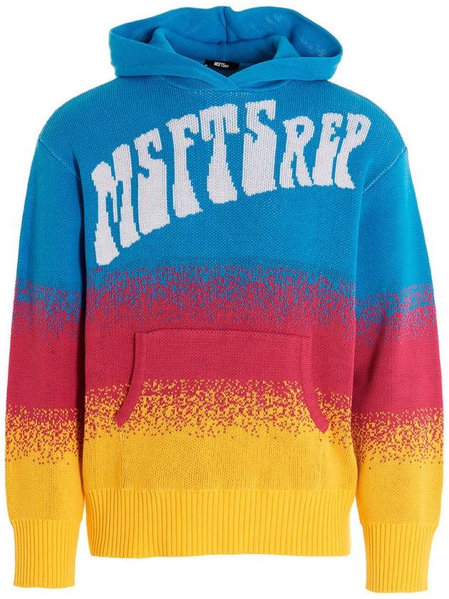MSFTSrep Logo intarsia hooded sweater