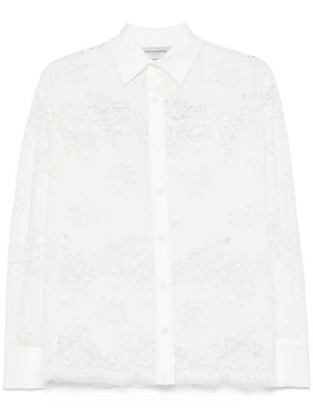 Ermanno Firenze M/Long lace shirt