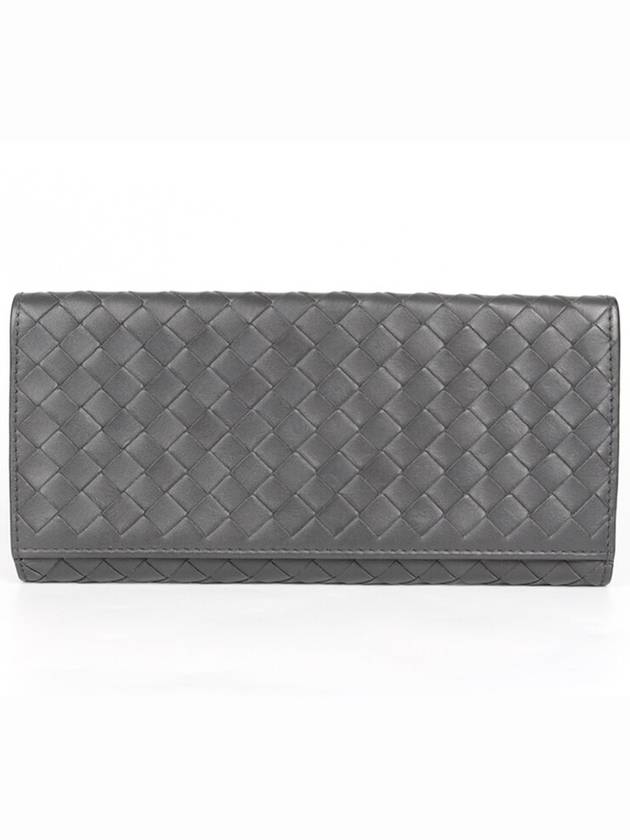 보테가베네타 인트레치아토 콘티넨탈 장지갑 블랙