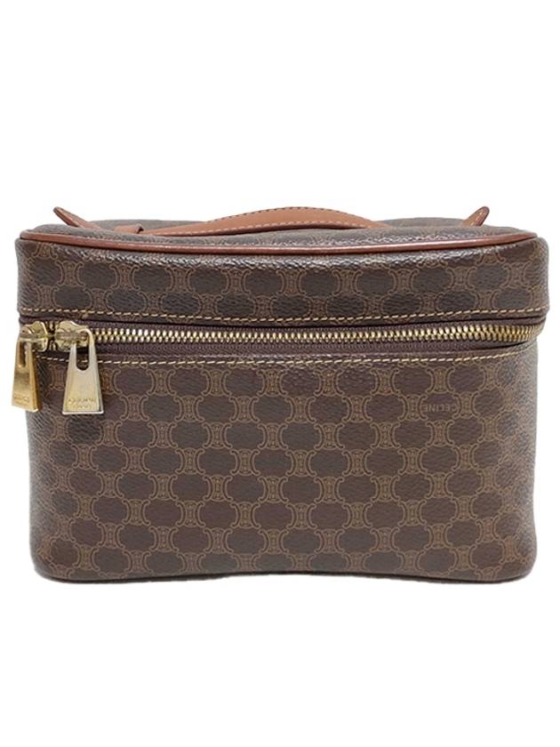 CELINE 셀린느 마카담 무늬 배니티 백 PVC 파우치