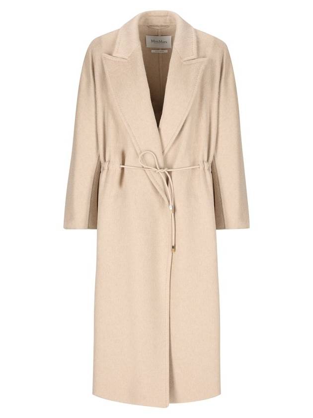막스마라 베르톤 Bertone 오버사이즈 캐시미어 싱글 코트 베이지