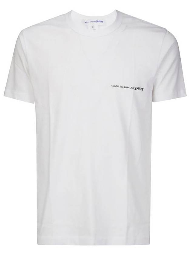 25SS 꼼데가르송 반팔 티셔츠 FOT026S25 3 WHITE