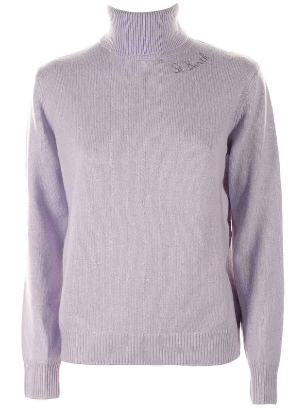 Mc2 Saint Barth Lilac turtleneck