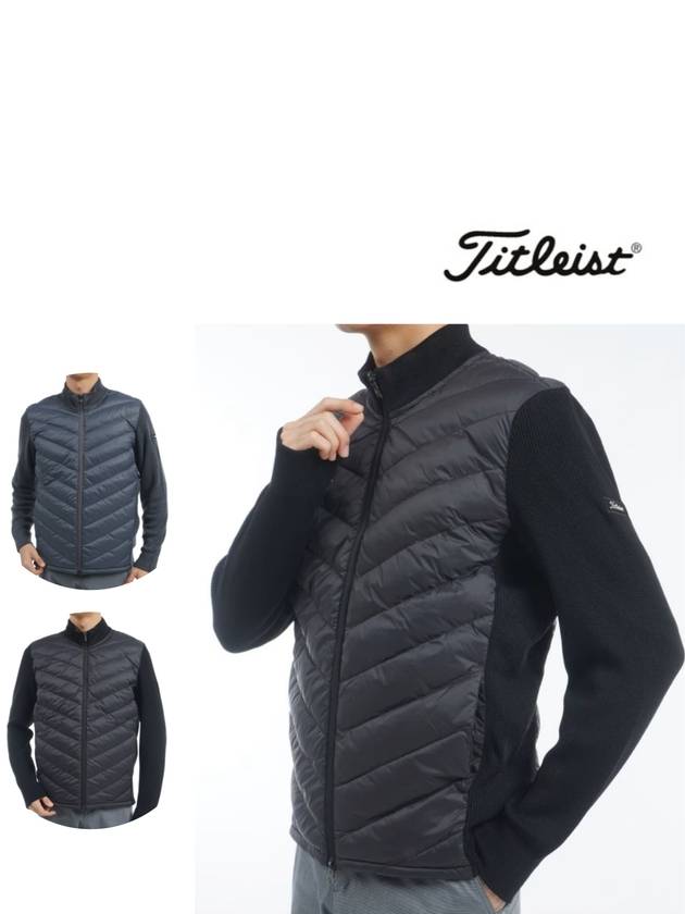타이틀리스트 2025년 골프웨어 인서레이션 경량패딩 후리스 남성용 TLPMK333J