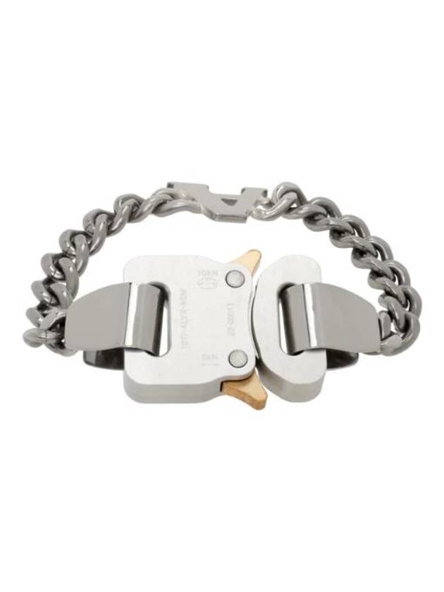 Silver Buckle Charm Bracelet 241776M142000