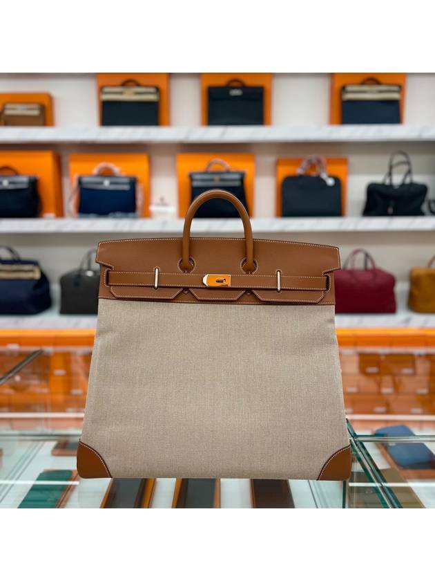 에르메스 버킨 오따꾸르와 50 카멜골드 에크루베이지 은장