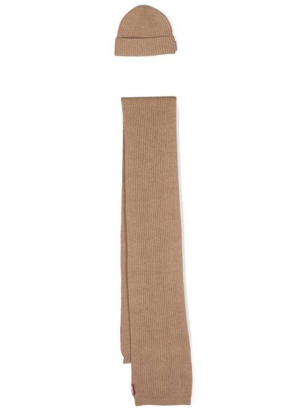 디스퀘어드2 니트 울 스카프 앤 비니 세트 KNM006501W06757