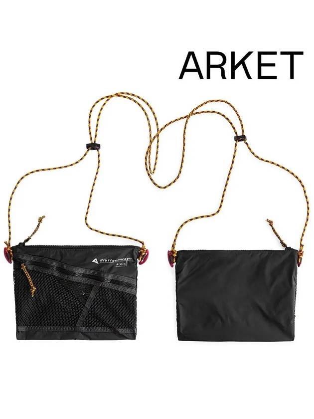 아르켓 가방 남성 경량 콜라보 액세서리백 블랙