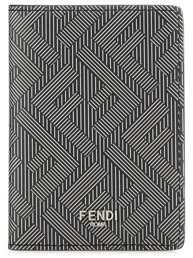 펜디 쉐도우 FF 로고 카드 지갑