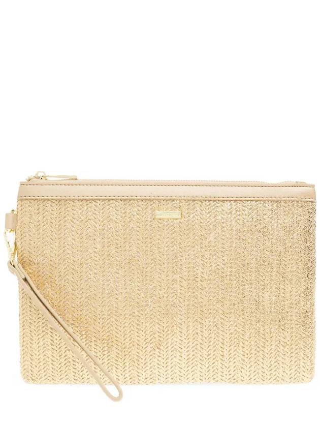 멜리사 오다바시 워브네드 지퍼 클러치 백 CAPRICR0_GOLD