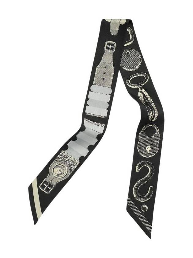 에르메스 앵벙떼르 포에티크 드 브라이드 블록 트윌리 누아 그리 크렘 H064288S10