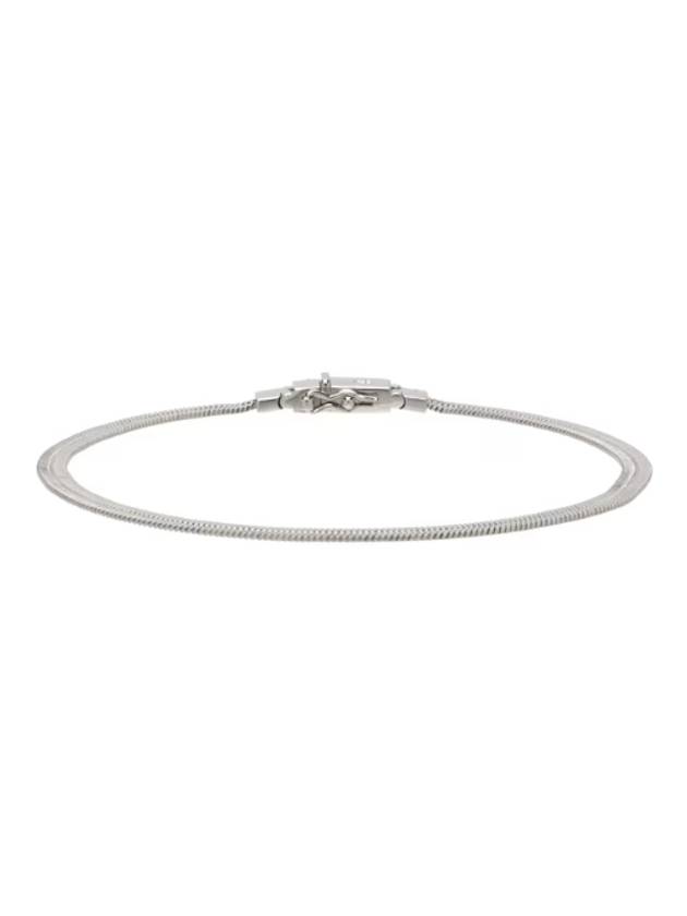 Silver Herringbone Bracelet 222762M142008