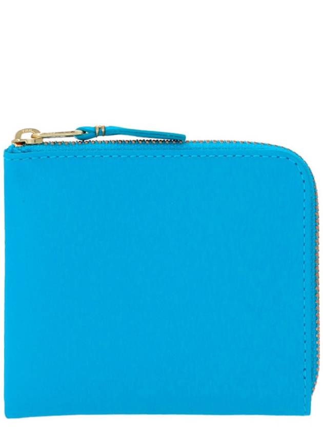 꼼데가르송월렛 'Classic leather line’ wallet SA3100BLUE
