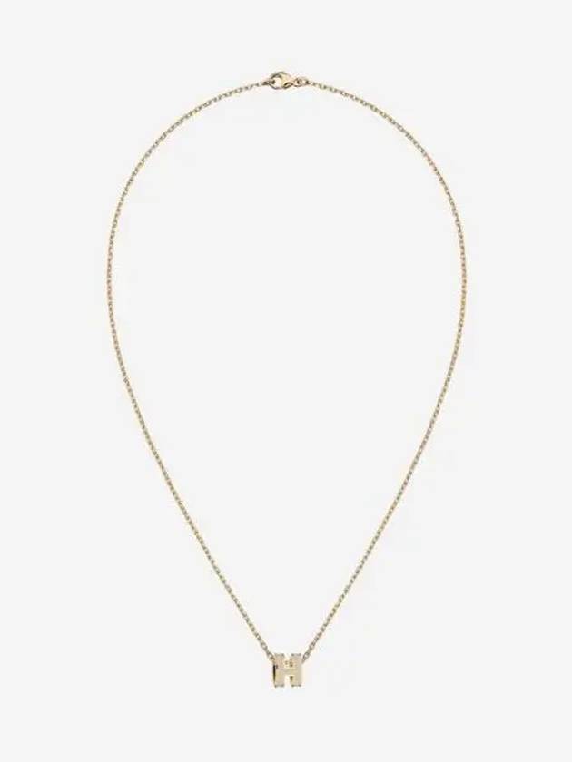 W 에르메스 미니 팝아슈 펜던트 골드 하드웨어 & 마롱 글라세 W Hermes Mini Pop H Pendant Gold & Marron Glace