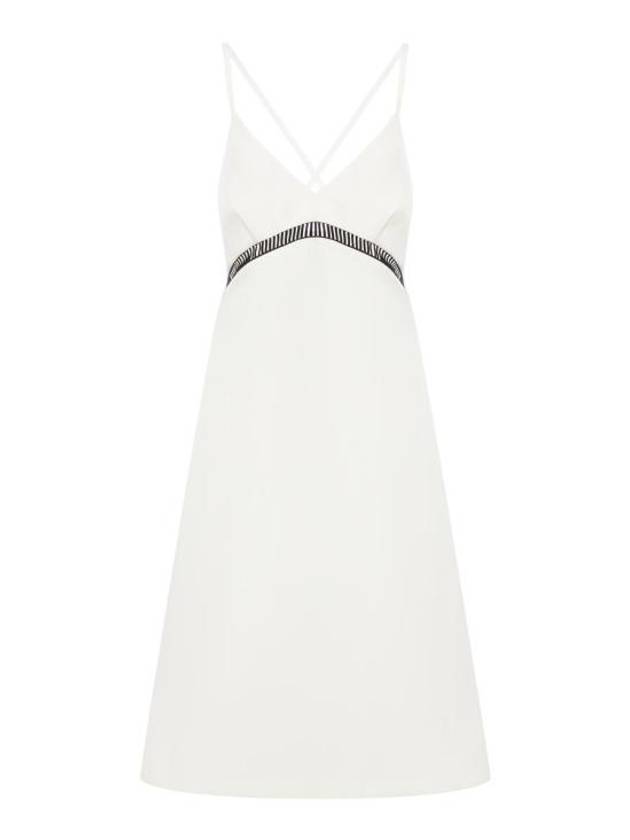 24SS 사카이 미디 원피스 2407210151 OFF WHITE