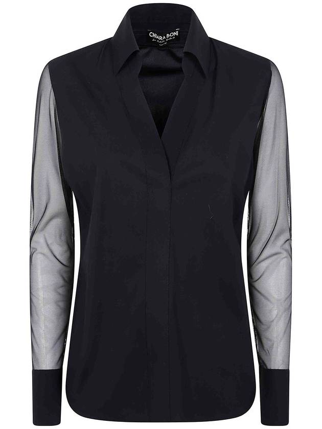 Chiara Boni La Petite Robe Kai Illusion Jersey Shirt