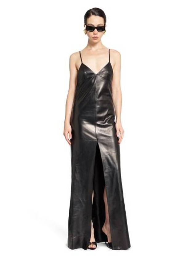 생로랑 원피스 803378YCOJ21000 Black