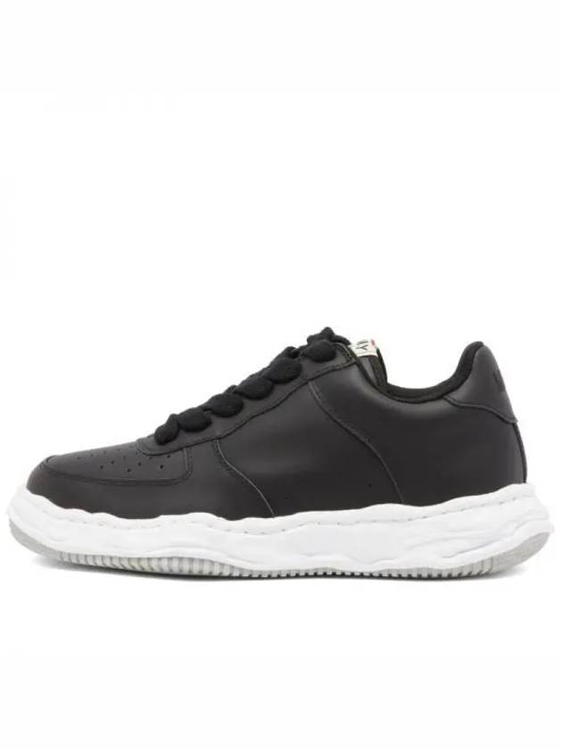 메종 미하라 야스히로 웨인 오리지널 로우탑 가죽 스니크 블랙 A07FW702 BKA07FW702 BK