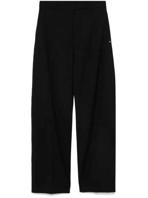 막스마라 스포트막스 암페조1234 울 와이드 팬츠 블랙