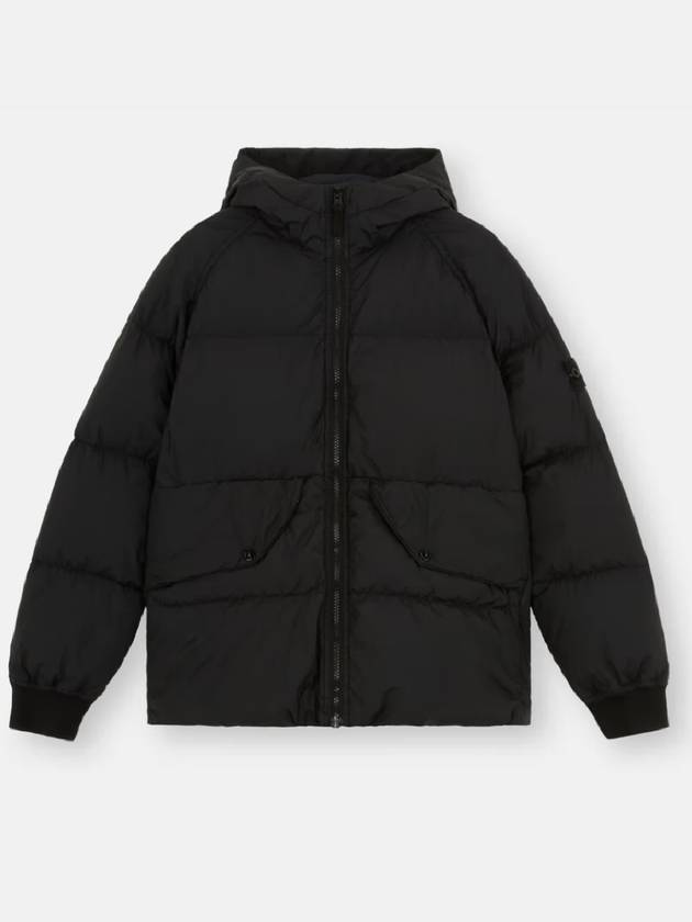 24FW 스톤아일랜드 키즈 와펜 패딩 블랙 811640223