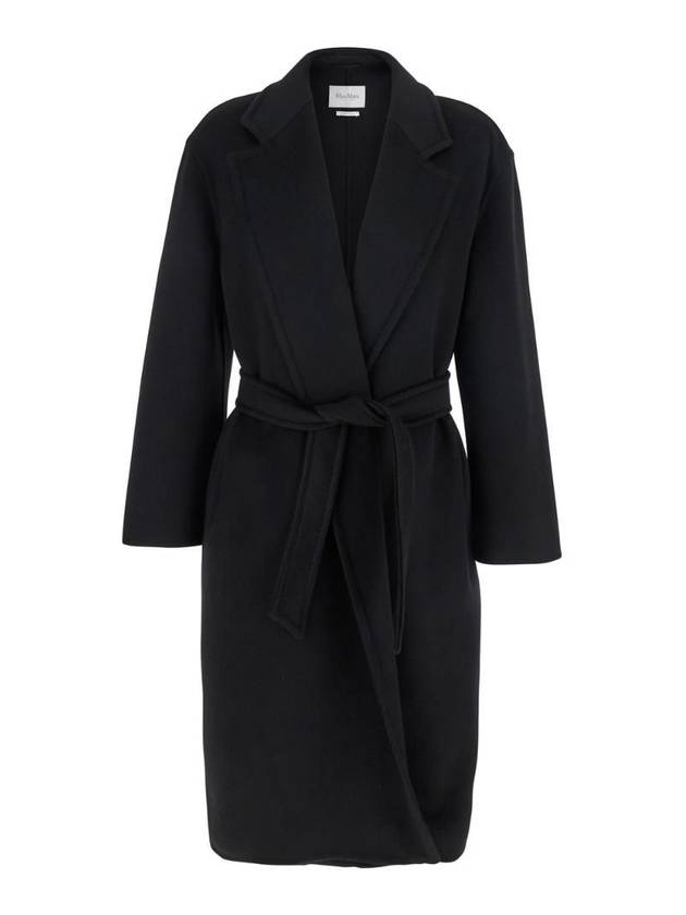 막스마라 멜린다 Melinda 벨티드 싱글 코트 블랙