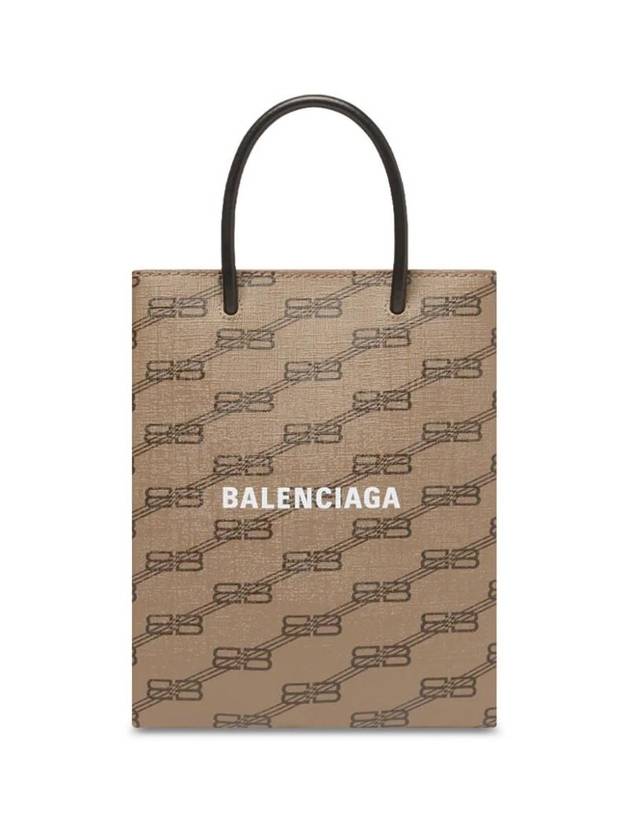 발렌시아가 BB 모노그램 프린트 캔버스 토트 백 757776210DA