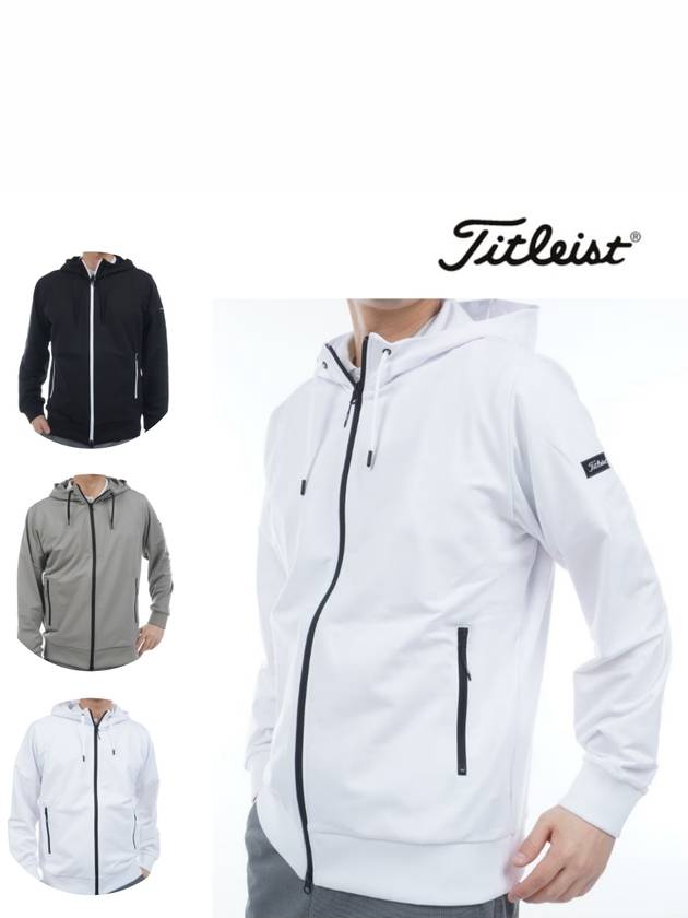 타이틀리스트 2025 플레이어 후드집업 후드점퍼 데일리 트랜디 남성용 TMPMJ140J