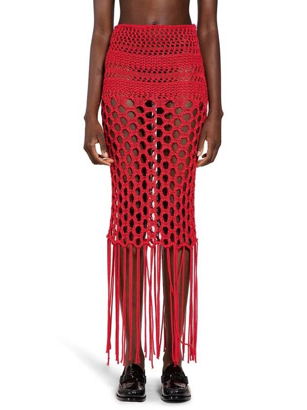 LANEUS WOMAN RED SKIRTS