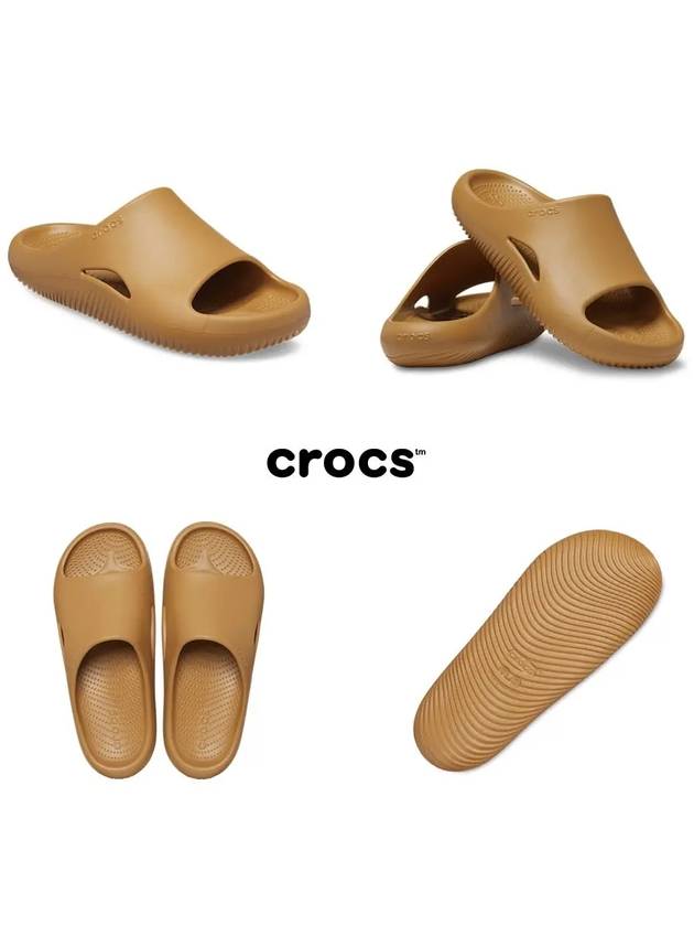 크록스 멜로우 리커버리 슬라이드 슬리퍼 샌드