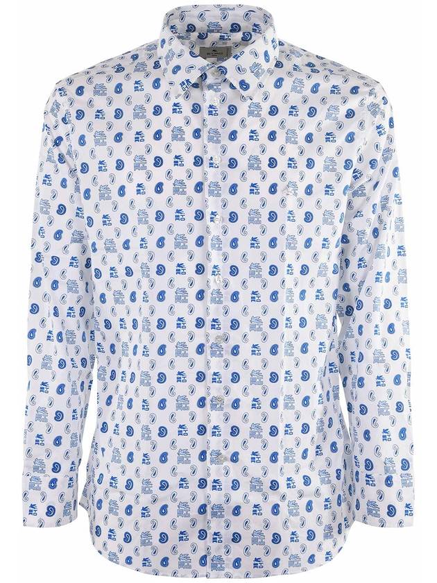 Etro Patterned cotton shirt