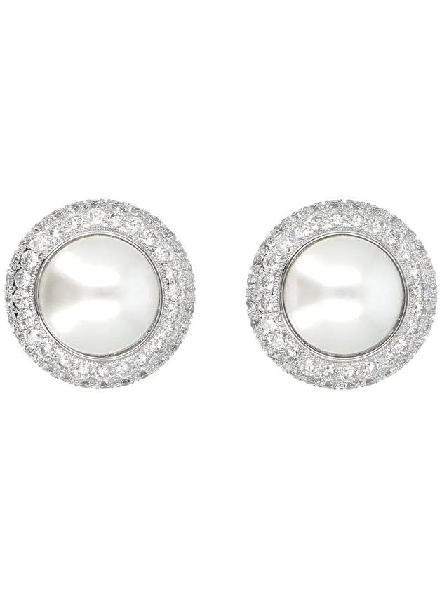 셀프 포트레이트 장식 귀걸이 RS25602ESL_SILVER